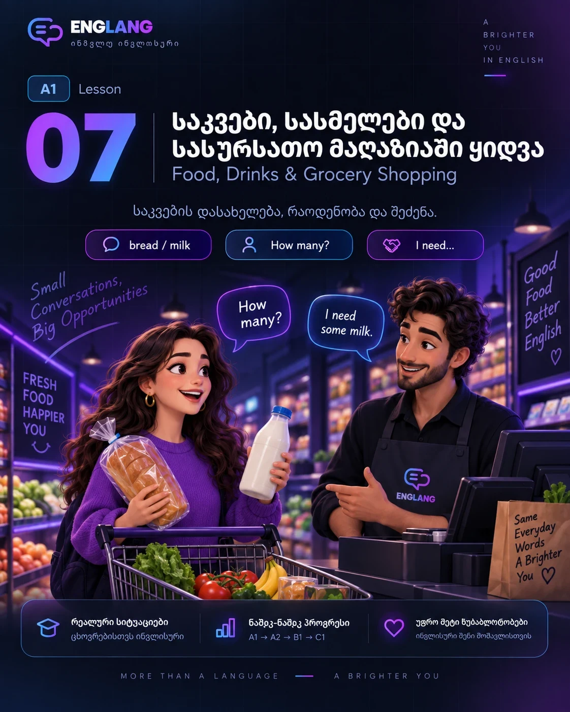 Food, Drinks & Grocery Shopping